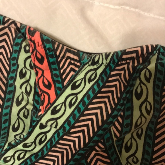 super cute strapless patterned top!!! - Picture 2 of 3